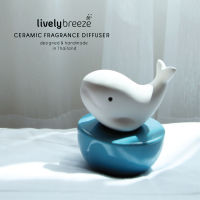 LIVELY BREEZE Willy Whale Ceramic Fragrance Diffuser เซรามิคกระจายกลิ่นหอมรูปวาฬวิลลี่