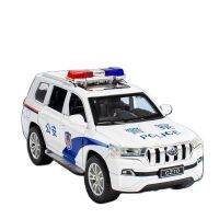 1:32 Toyota Prado Alloy Police Car Model High Simulation Off-road Special Police Toys For Children Gifts F288