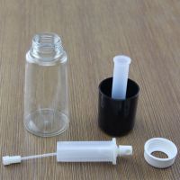 hotx【DT】 Vinegar Bottle Dispenser Cruet Pot Glass Pourer Decanter Leakproof Jar Seasoning Sauce Soy Spout