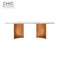 Chic Republic โต๊ะอาหาร รุ่น AEOLUS-RG/200 MARBLE