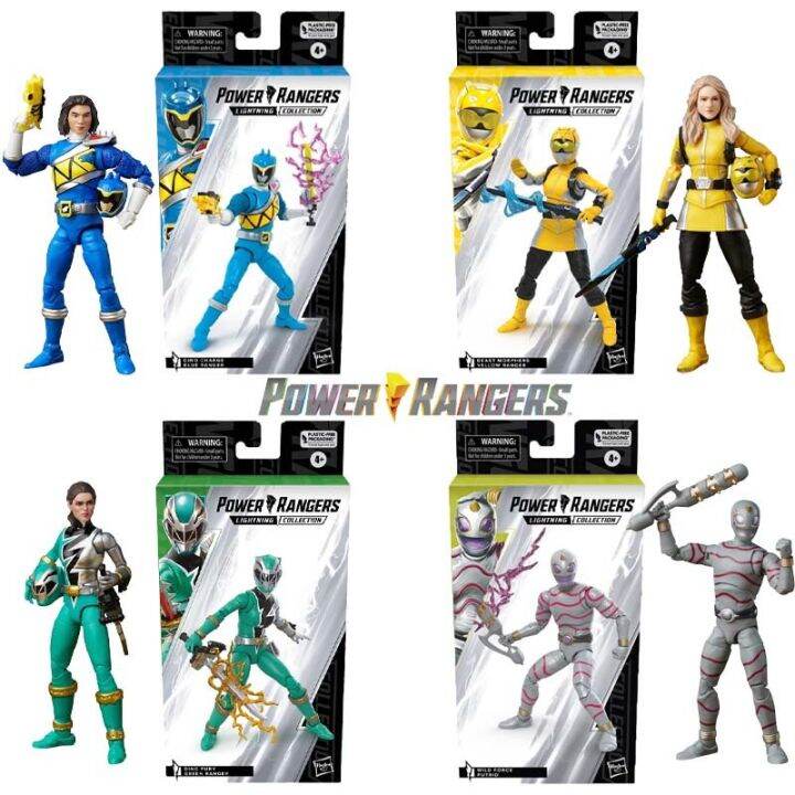 Power Rangers Lightning Collection Wild Force Putrid Dino Fury Green ...