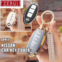 ZR สำหรับ Nissan Almera Key Cover Grand Livina การออกแบบใหม่ Tpu Anti Scratch Remote Key Case อุปกรณ์เสริม