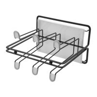 6 Bottle Dish Drainer Metal Bottle Holder, Drip Rack for Vessels with Drip Tray, for Sodastream, Air Up, Avent, Philips