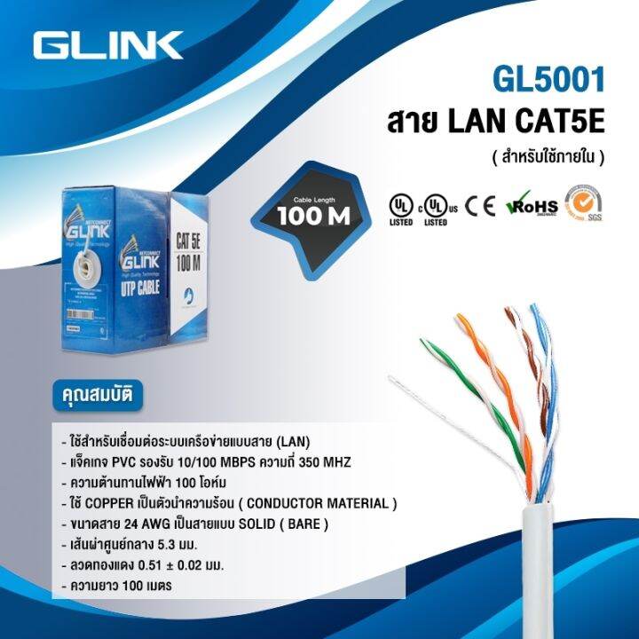 glink-สาย-lan-cat-5-e-100-m-ใช้งานภายใน-รุ่น-gl-5001