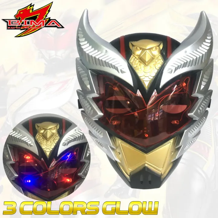 Super Hero Kamen Rider Bima X Toy Mask With LED Light Mask Rider Bima-X ...