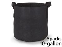 แพ็ค 5! ถุงปลูกต้นไม้แบบผ้า ขนาด 10แกลลอน สูง 40ซม Smart Grow Bag 10-Gallon - Fabric Pot