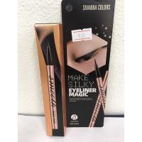 SIVANNA  COLORS MAKE SILKY EYELINERMAGIC สีดำ 0.6ml EXP 30/03/2027