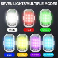 Wireless Remote LED Warning Light Waterproof Strobe Light Mini Signal Led Anti-collision Warning 7 ColorsFor Car Bike Motorcycle