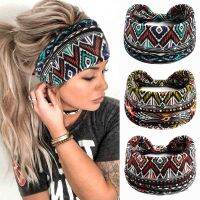 【YF】 Bohemian Prints Bandana Women Headwrap Wash Face Elastic Headband Turban Hair Bandage Yoga Band Accessory Hairband