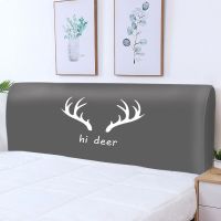 Elastic universal bed head set of whole set of european-style semicircle arc of the head of a bed soft packages in solid wood dust cover general