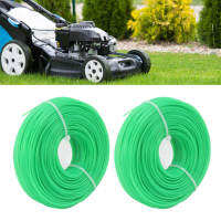 2 ชิ้น Grass Strimmer Line Spool ไนลอนสำหรับสวนไฟฟ้า Trimmer 100 เมตร 1.6 มม. สีเขียว