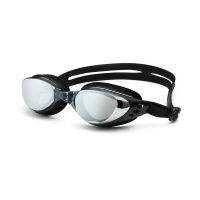 Electroplating Myopia -1～-10 Swimming Glasses Men Women Anti-Fog ArenaBlack Ash Waterproof Flat Diving Glasses Goggles