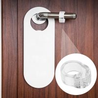 【LZ】ↂ❀▼  5pcs Door Handle Stopper Transparent PVC Door Handle Buffer Wall Protection Shock Absorber for Office Home Kitchen Bedroom