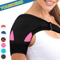 Adjustable Shoulder Brace with Pressure Pad Neoprene Shoulder Support Shoulder Pain Ice Pack Shoulder Compression Sleeves Unisex