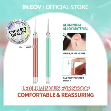 Ear Pick with Flash Light and Magnifier Ear Spoon Ear Wax Removal