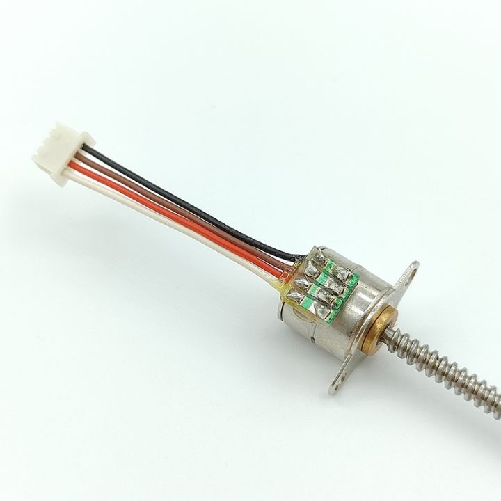 50mm-stroke-mini-10mm-precision-linear-stepper-motor-dc-5v-2-phase-4-wire-stepping-motor-long-lead-screw-rod-slider-moving-nut