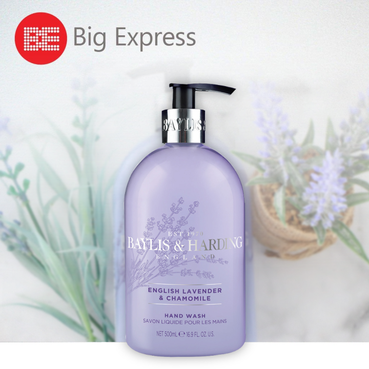 Baylis & Harding ENGLISH LAVENDER AND CHAMOMILE Hand Wash 500ML - Big ...