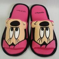 ลิขสิทธิ์แท้ รองเท้าอยู่บ้าน รองเท้าใส่ในบ้าน รองเท้าหัวตุ๊กตา สลิปเปอร์ slipper ขนาดยาว 10 นิ้ว ลาย Minnie mouse มินนี่เม้าส์