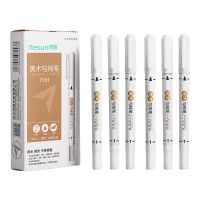 Set of 12 Portable BlackBlueRed Liner Markers Pen Dual-ended Premium Needle Nib Brush Nib Markers Pen Kit for S08 21 Dropship