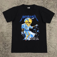 HOT เสื้อยืดแขนสั้นวง Metallica มือสองงานไทย