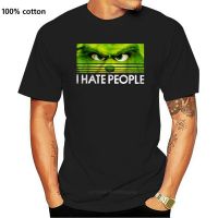 Men Funny T Shirt Fashion tshirt Grinches I Hate People O-neck Custom Printed Mens T-shirt Fashion Popular Newest  YU5L