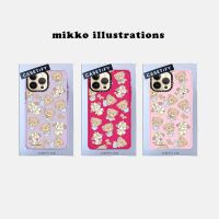 【HOT】casetify mikko illustrations souffle &amp; latte pattern Case IPhone 14 13 12 11 Pro Max Mini XS MAX XR X SE 6 6S 7 8 Plus Soft TPU Case