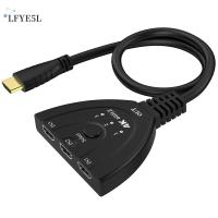 LFYE5L ความละเอียดสูง 3 in 1 OUT HDMI Switcher แบบสองทิศทาง ฮับฮับ สวิตช์ที่รองรับ HDMI 3พอร์ต สะดวกสบายๆ 4K ค่ะ 1 in 3 OUT Switcher Splitter สำหรับ pc/ คอมพิวเตอร์/โปรเจคเตอร์ /hdtv