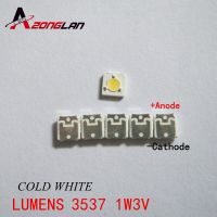 【top-rated】 Shop n sale ไฟแบล็คไลท์ LED 1W 3V 3535 100ชิ้น/ล็อต3537แสงสีขาวนวลสำหรับทีวีโทรทัศน์