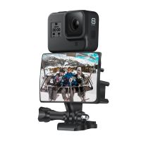 【Versatile】 กระจก Selfie Vlog สำหรับฮีโร่9,หน้าจอพลิกหน้าสำหรับ Go Pro ติดรองเท้าเย็น8 7เข้าถึงกล้องแอคชั่นแคมเมรากีฬา