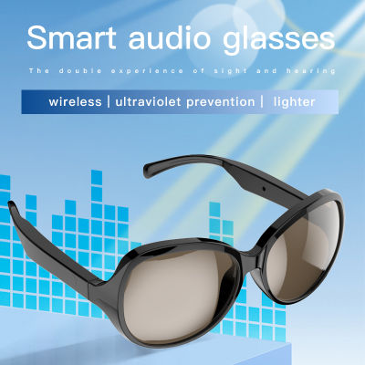 ใหม่ TWS สมาร์ทแว่นตาไร้สายแว่นกันแดดกีฬา HD เสียงแฮนด์ฟรีเพลงป้องกันสีฟ้าแว่นตากลางแจ้งสนับสนุนบลูทูธ