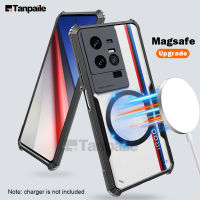 เคสบางเฉียบ Tanpaile สำหรับ VIVO IQOO 11 V25E V21 V21E V25 Y73 V23 V23E Y21 Y33S PRO 4G 5G เคสใสกันกระแทกชาร์จไร้สาย Magsafe