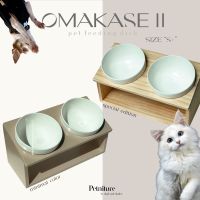 ใหม่!! ชามอาหารแมว  ชามข้าวแมว แบบยกสูง ชามเอียง size S+ ??????? ???? ?????  #2sʟᴏᴛ pet bowl-dog-cat ชามอาหารสัตว์