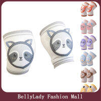 BellyLady แผ่นรองเข่าสำหรับเด็กทารก,แผ่นปกป้องเข่าการ์ตูนผ้าฝ้ายกันลื่นระบายอากาศสำหรับเด็กหญิงเด็กชายเด็กวัยหัดเดิน