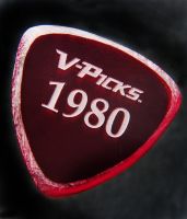 【cw】 V Picks 1980 Ruby – amp; Mandolin Pick 【hot】