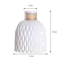 【YF】✆❏  Plastic Vase Multipurpose Artware Flowerpot Desktop Decorations for Sitting Room Bedroom