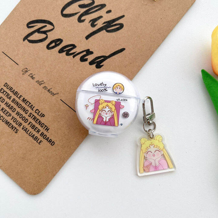 เคสหูฟังบลูทูธแบบใสทำจากซิลิโคนลายการ์ตูนสำหรับ-pro6หูฟังฝาครอบป้องกัน