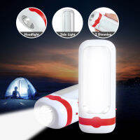 Portable LED Flashlight Long Battery Life 900mAh Super Bright Emergency Double Lamp Design Chargeable Outdoor for Camping Hiking