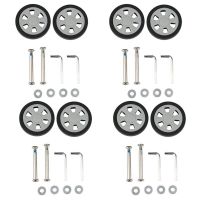 ♂┇☒ Luggage Accessories Wheels Aircraft Suitcase Pulley Rollers Mute Wheel Wear-Resistant Parts Repair