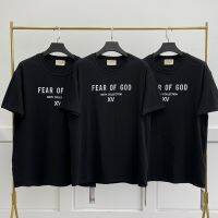 FEAR OF GOD ESSENTALS Sixth Season Japan Limited สายหลักแฟชั่นสำหรับทั้งหญิงและชายแขนลายสั้น