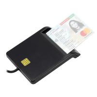 【CW】 Portable USB 2.0 Smart Card Intelligent Card Reader DNIE ATM CAC IC ID Bank Card SIM Card Cloner Connector for Windows Linux