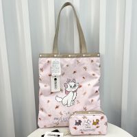 【MAY】 Japanese tide new product Lishibao cartoon rose cat tote bag cosmetic bag combination 2339 cosmetic bag 6511 medium