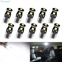 Aitemay 10Pcs T10 Led Canbus W5W Led หลอดไฟ168 194 6000K สีขาวสัญญาณอ่านแผ่นป้ายทะเบียนป้ายทะเบียนรถภายในไฟ