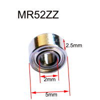 MR52ZZ MR52 ZZ 2x5x2.5 มม.ผนังบาง Deep Groove Ball Bearing Mini Ball Bearing แบริ่งขนาดเล็ก MR52 Z MR52Z L-520ZZW52-gbfbfxbgbxfbgbfxn