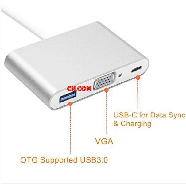 สายแปลงภาพ-usb-type-c-3-1-to-vga-usb-3-0-charging-3-in-1-converter-cable