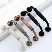 American black handle ivory white bronze bronze cabinet drawer single hole wine cabinet handle furniture hardware Door Hardware Locks