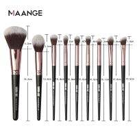 MAANEG 20 Pcs Professional Makeup Brush Sets / Conical Handle Premium Synthetic Make up Brushes / Makeup Brushes Kits For BlendingFoundationPowderConcealersEyelinerEyebrowEye Shadows / Daily Basic Cosmetic tools