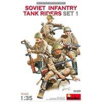 โมเดลประกอบ MiniArt 1/35 MI35309 SOVIET INFANTRY TANK RIDERS SET 1