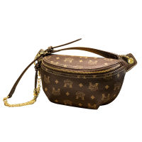 Luxury oversized fanny pack for women korean fashion belt bag Designer waist chest bag brown purses crossbody bum bag wallet