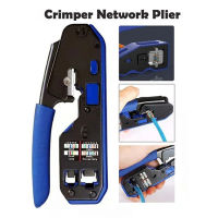 Network Crimp RJ45 Network Crimper Cable Crimping Tools Pliers Cable Stripper Pressing Wire Clamp Tongs Clip Modular Plugs