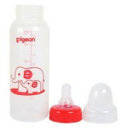 Bình sữa Pigeon PP tròn trơn cổ thường dung tích 120ml